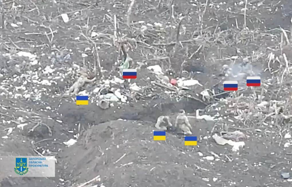 кадри розстрілу українських військових