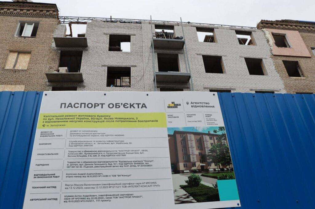реконструкція будинку завершиться до серпня 2025 року