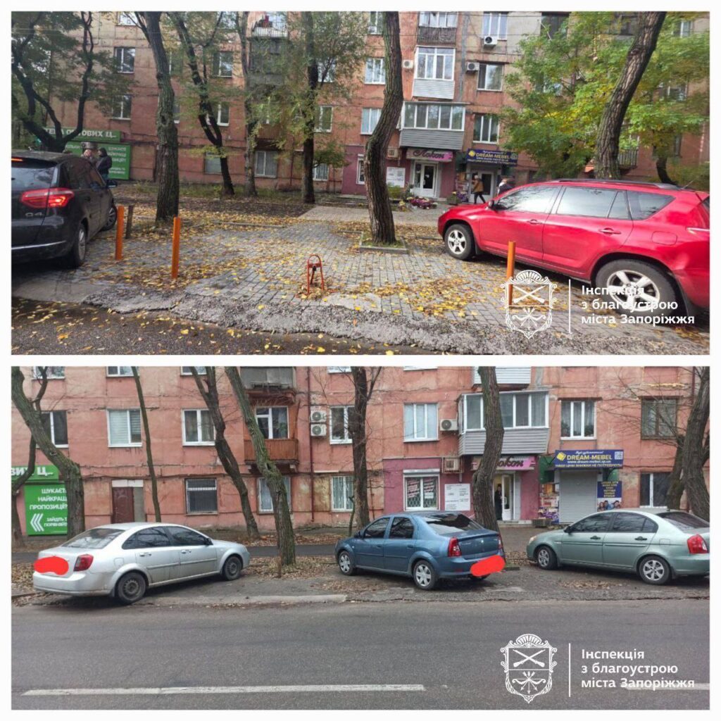 У Вознесенівському районі демонтували незаконні паркувальні бар’єри