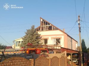російські війська двічі атакували Вільнянськ