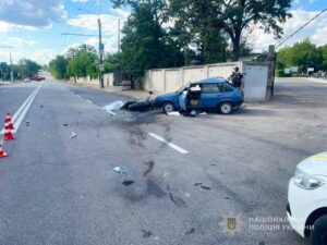 У Запоріжжі в ДТП загинув мотоцикліст
