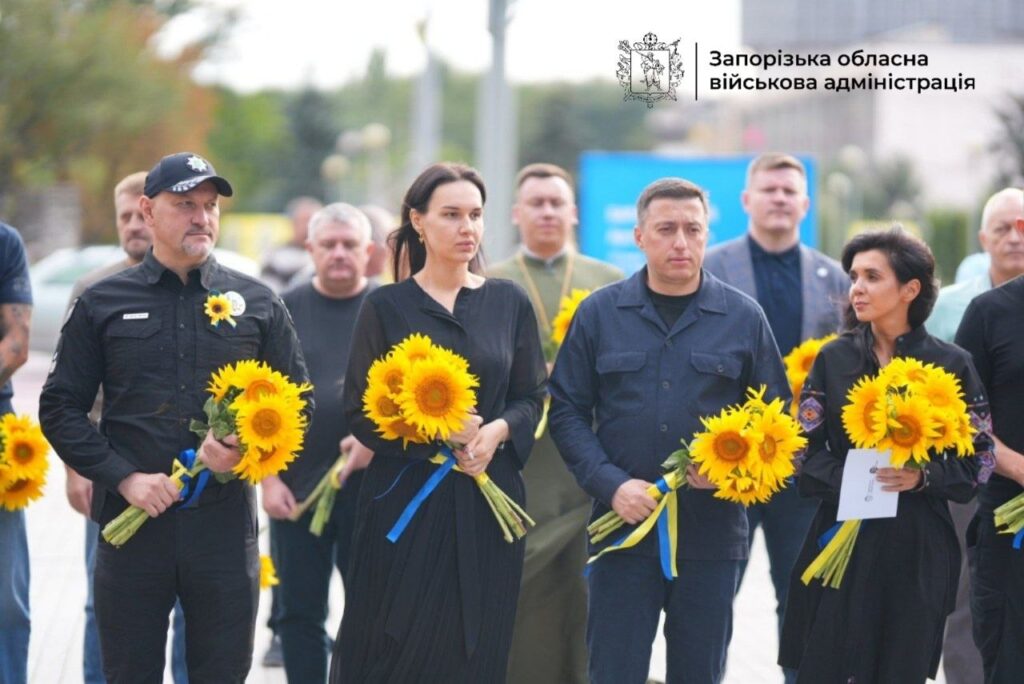 У Запоріжжі відкрили нові стенди на Алеї пам’яті полеглих Героїв