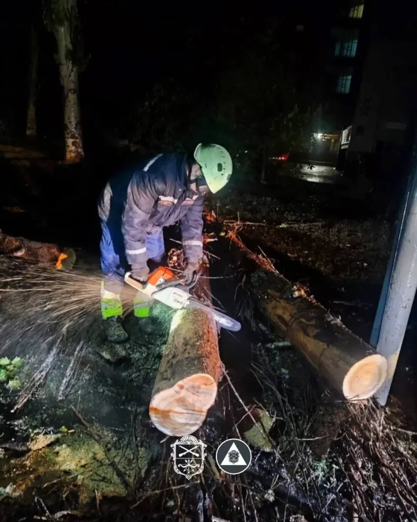 Комунальники ліквідовують наслідки негоди в Запоріжжі