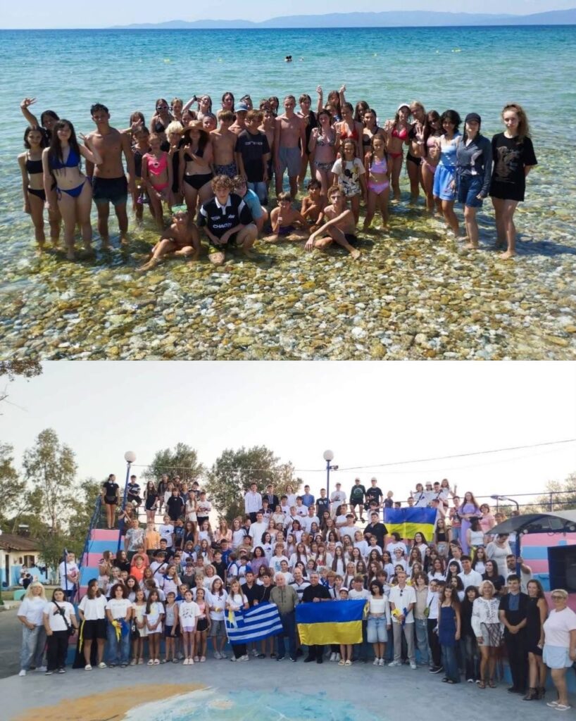 Запорізькі школярі побували в Греції та провели час у таборі Alexandra Camp