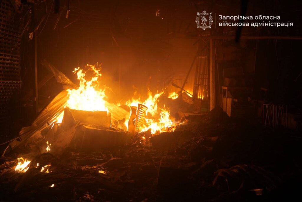 Вночі ворог атакував Запоріжжя БпЛА