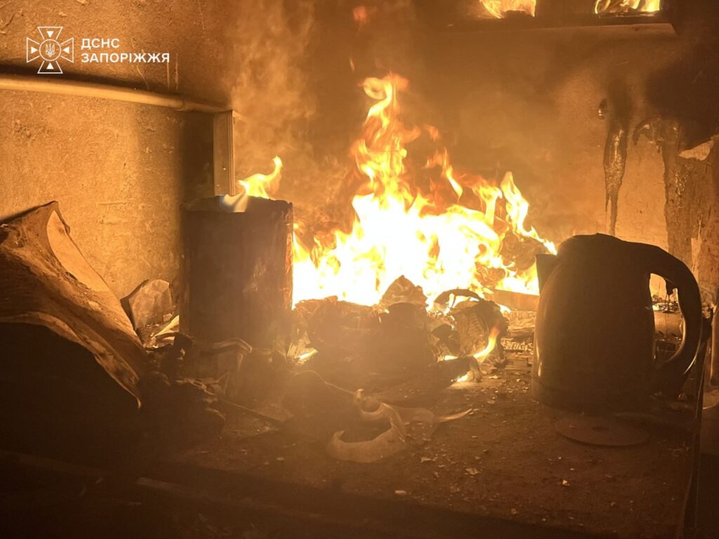 Вночі російські війська завдали ударів безпілотними літальними апаратами по Запоріжжю