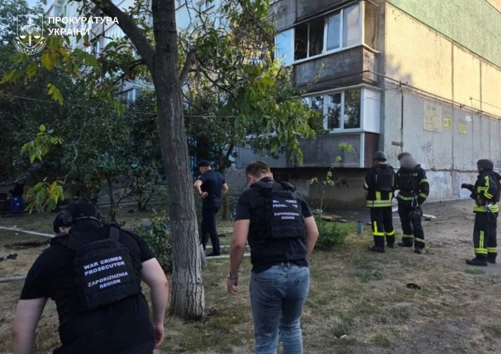 Ворог атакував цивільну інфраструктуру Запоріжжя