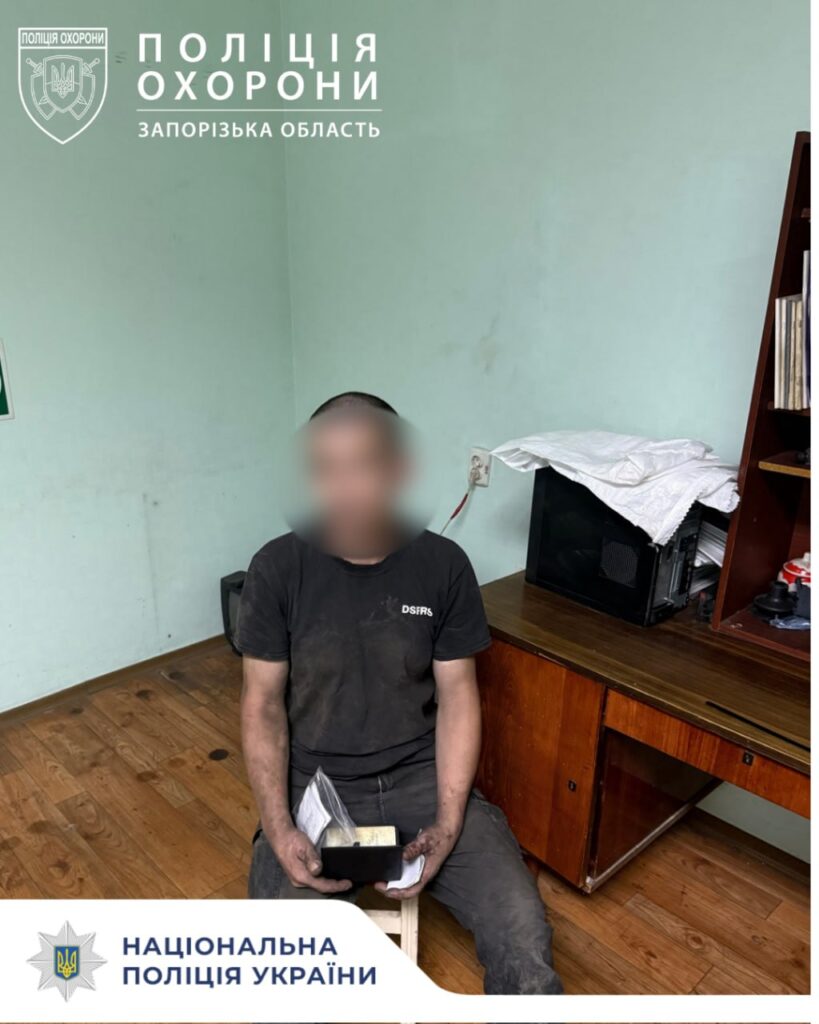 У Запоріжжі затримали чоловіка, який намагався викрасти електродроти