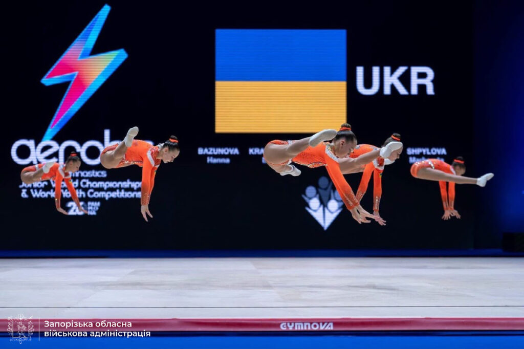 Запорізькі спортсменки вибороли дві бронзові медалі на чемпіонаті світу серед юніорів зі спортивної аеробіки