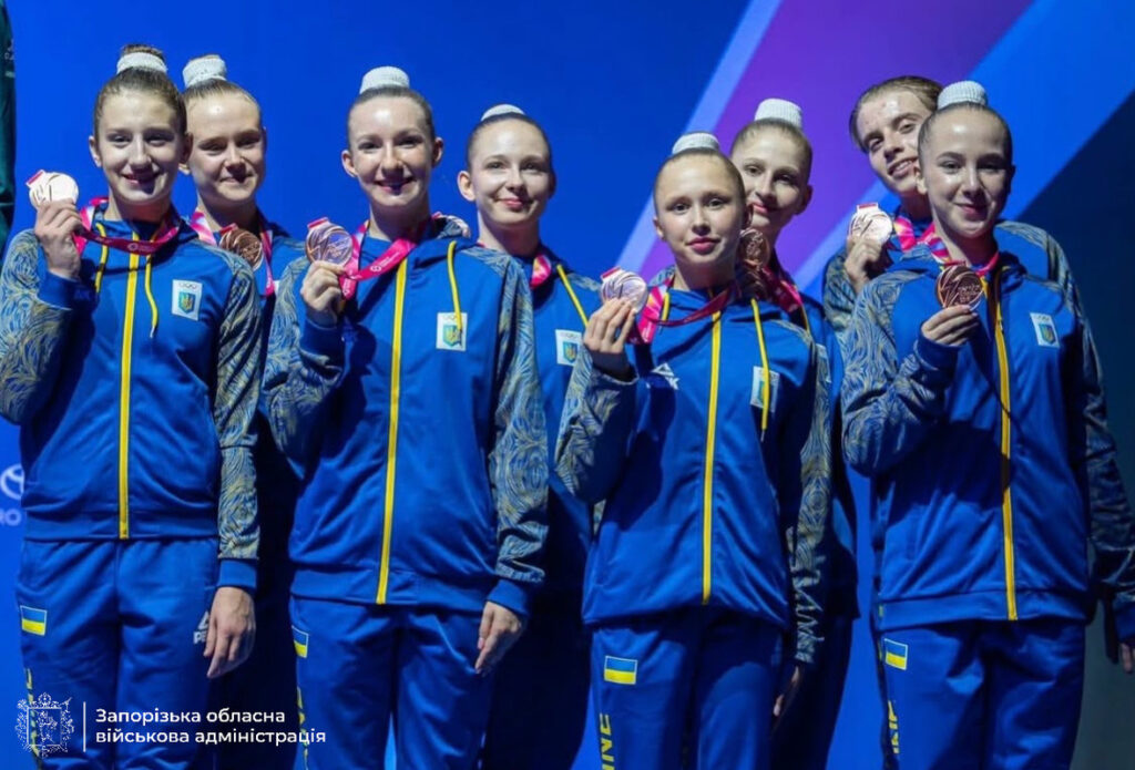 Запорізькі спортсменки вибороли дві бронзові медалі на чемпіонаті світу серед юніорів зі спортивної аеробіки