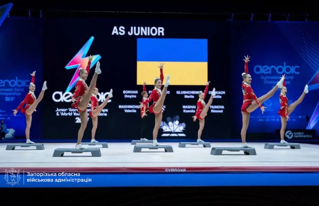 Запорізькі спортсменки вибороли дві бронзові медалі на чемпіонаті світу серед юніорів зі спортивної аеробіки
